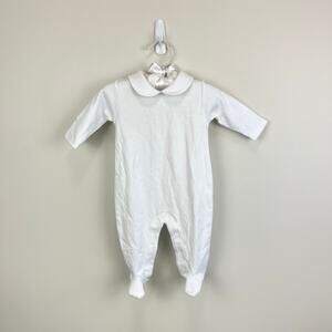 Kissy Kissy Winter Solstice Footie with Collar 0-3 Months NWT